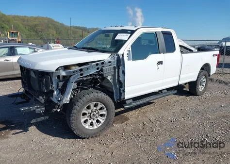 2021 Ford F-250 Xl из США, поврежденный, VIN 1FT7X2B69MEE15401